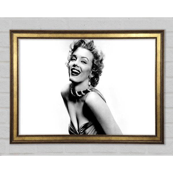 Ebern Designs Marilyn Monroe Einzelne Bilderrahmen Kunstdrucke